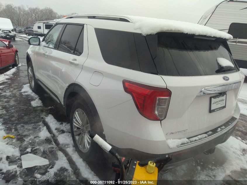 2022 FORD EXPLORER LIMITED VIN: 1FMSK8FH9NGC48160
