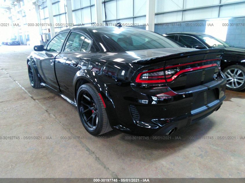 2021 DODGE CHARGER SRT HELLCAT REDEYE VIN: 2C3CDXL91MH501473