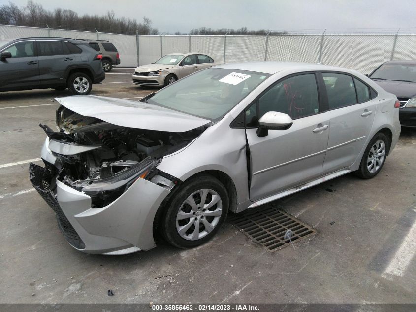 2022 TOYOTA COROLLA LE VIN: 5YFEPMAE1NP312571