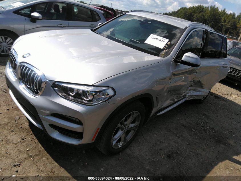 2021 BMW X3 XDRIVE30I VIN: 5UXTY5C0XM9G04124