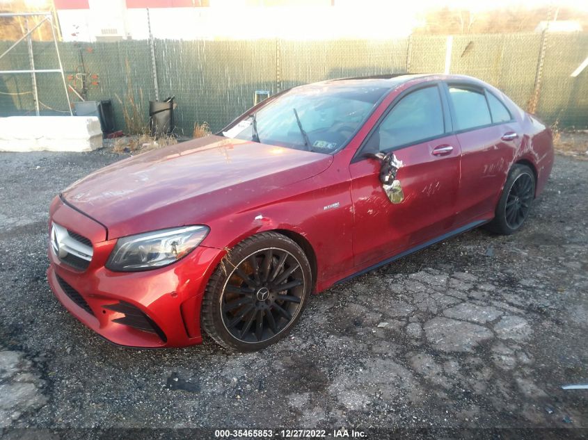 2021 MERCEDES-BENZ C-CLASS AMG C 43 VIN: W1KWF6EB5MR620517