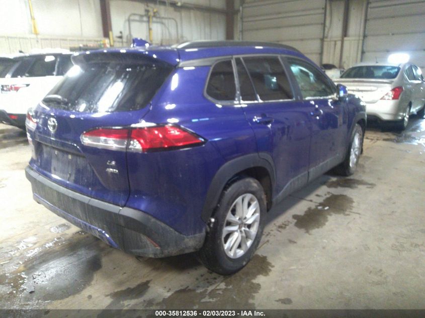 2022 TOYOTA COROLLA CROSS LE VIN: 7MUBAABG9NV014169