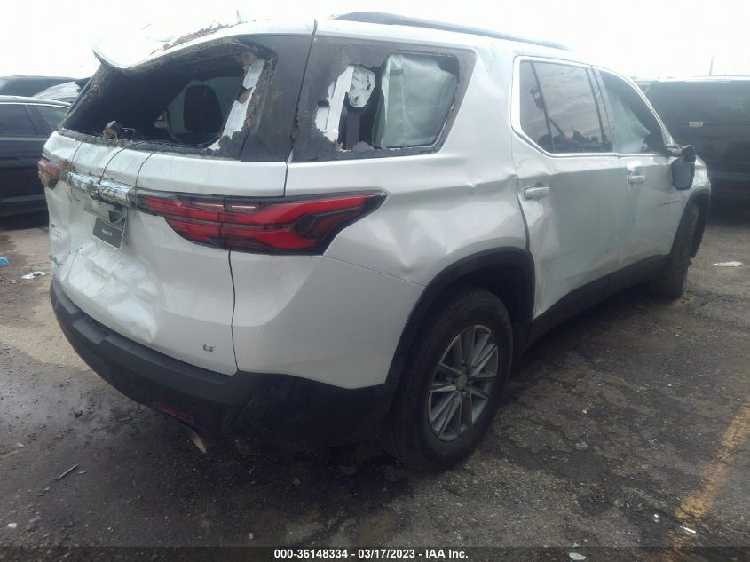 2022 CHEVROLET TRAVERSE LT CLOTH VIN: 1GNERGKW6NJ193818