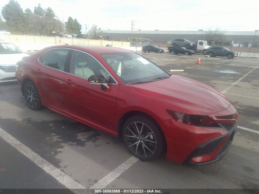 2022 TOYOTA CAMRY SE VIN: 4T1G11AK2NU058012