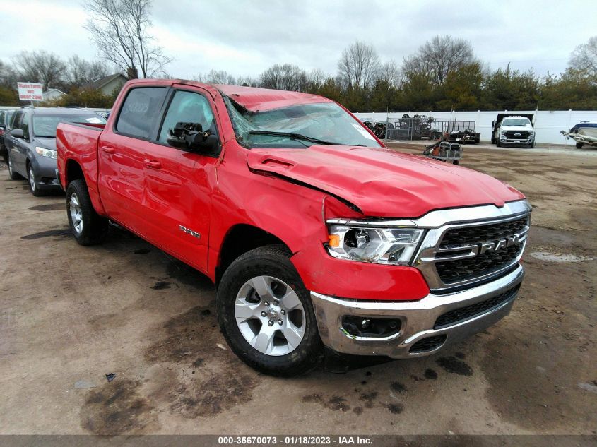 2022 RAM 1500 BIG HORN VIN: 1C6RRFFG9NN268731