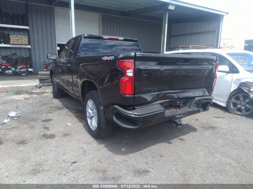 2021 CHEVROLET SILVERADO 1500 CUSTOM VIN: 1GCRYBEK7MZ203779