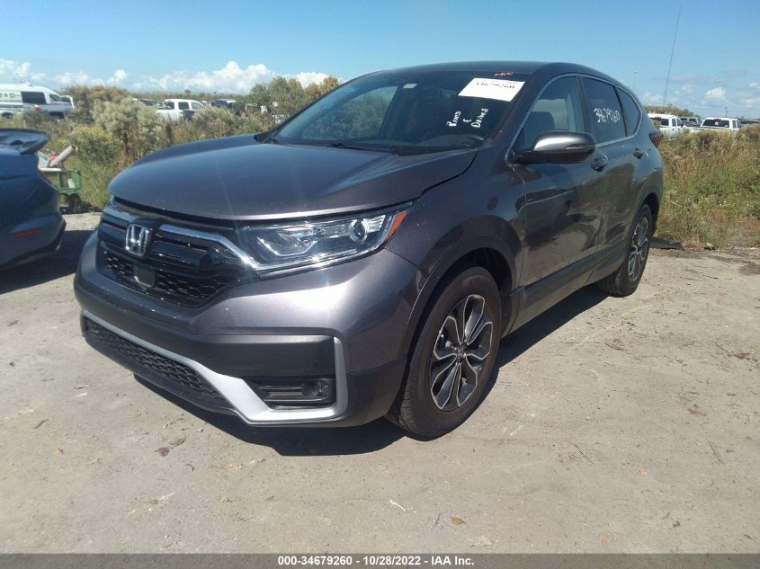 2022 HONDA CR-V EX-L VIN: 5J6RW1H87NA000319