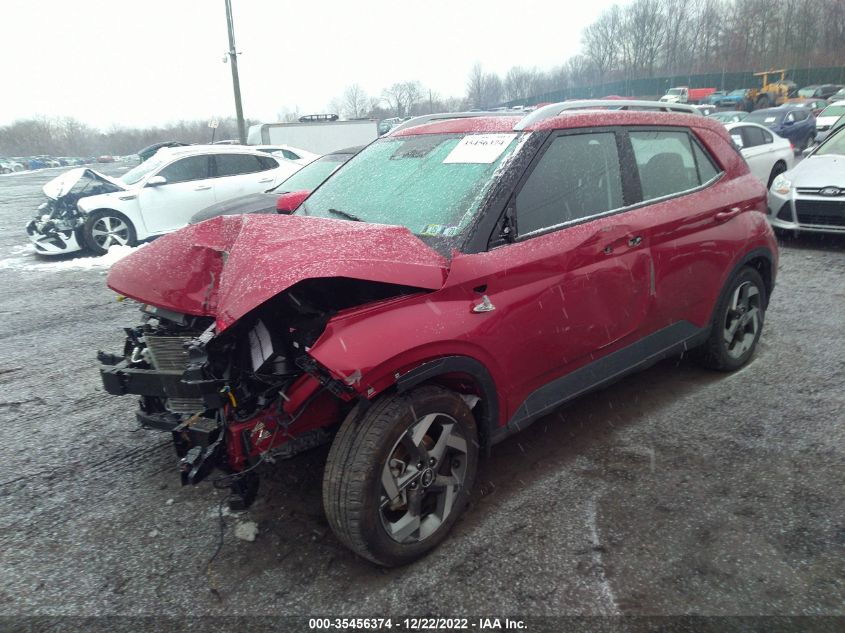 2022 HYUNDAI VENUE SEL VIN: KMHRC8A36NU175533