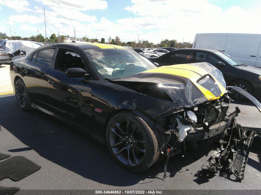 2021 DODGE CHARGER SCAT PACK VIN: 2C3CDXGJXMH579688