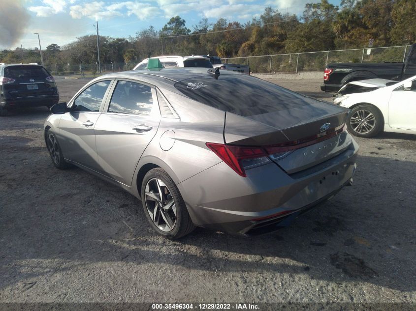 2022 HYUNDAI ELANTRA LIMITED VIN: KMHLP4AG2NU289261