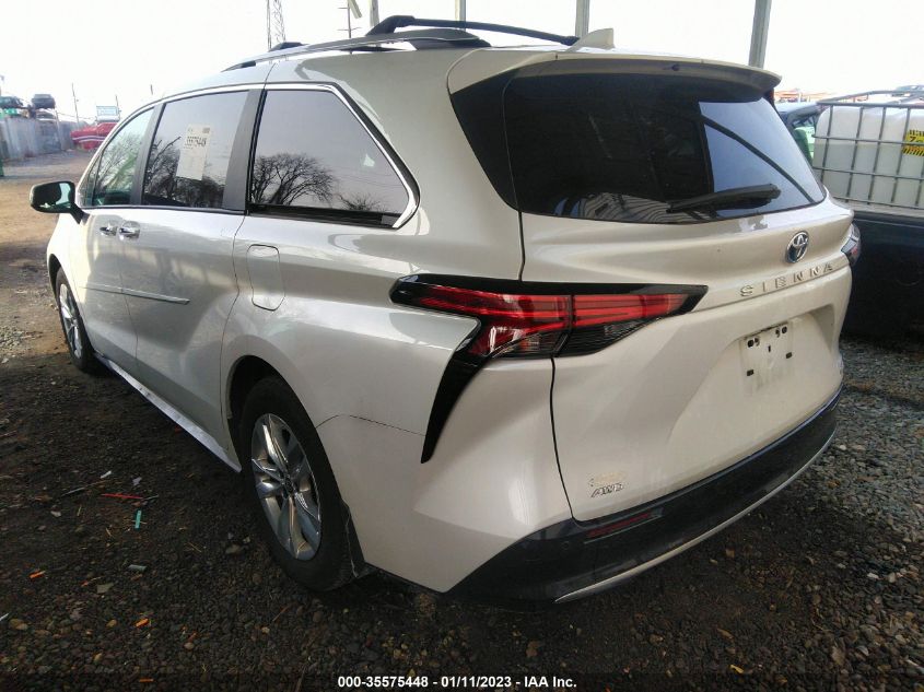 2022 TOYOTA SIENNA LIMITED VIN: 5TDZSKFCXNS046759