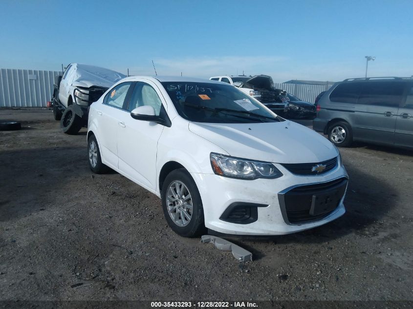 2020 CHEVROLET SONIC LT VIN: 1G1JD5SB3L4142787