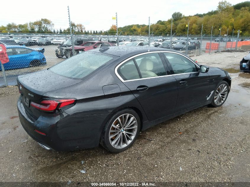 2021 BMW 5 SERIES 540I XDRIVE VIN: WBA73BJ01MWX05728