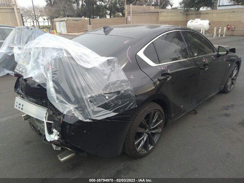 2022 LEXUS IS IS 350 F SPORT VIN: JTHGZ1B27N5051013