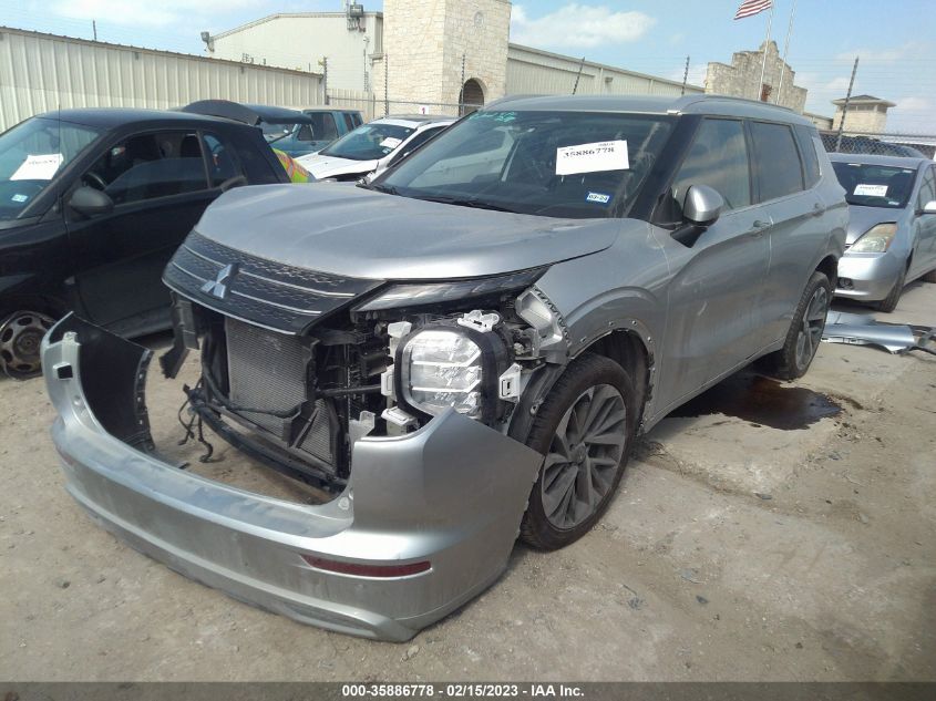 2022 MITSUBISHI OUTLANDER SEL VIN: JA4J4VA86NZ059223