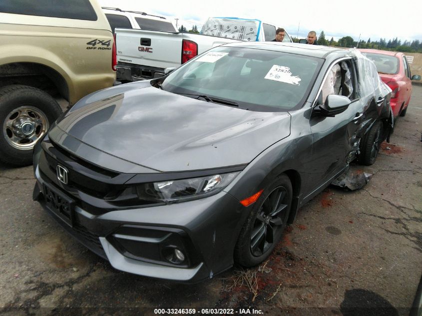 2021 HONDA CIVIC HATCHBACK EX VIN: SHHFK7H68MU406863