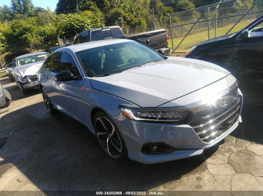2021 HONDA ACCORD SEDAN SPORT VIN: 1HGCV1F3XMA068765
