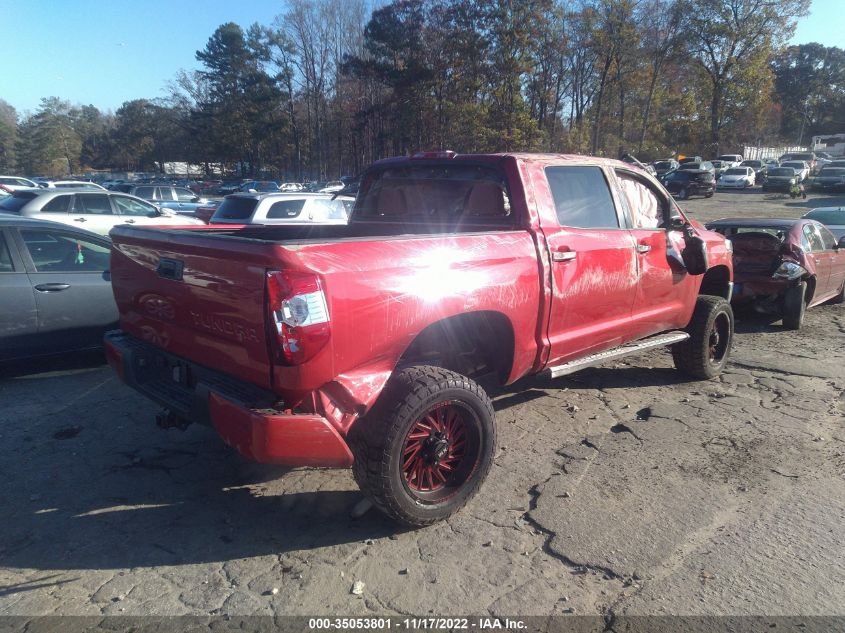 2021 TOYOTA TUNDRA 2WD PLATINUM/1794 EDITION VIN: 5TFGY5F14MX275811