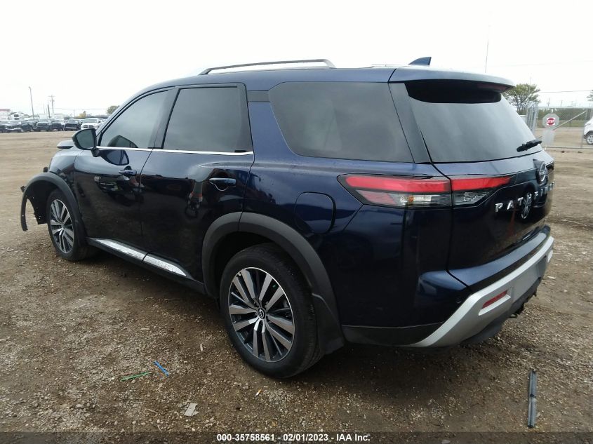 2022 NISSAN PATHFINDER PLATINUM VIN: 5N1DR3DG4NC258488
