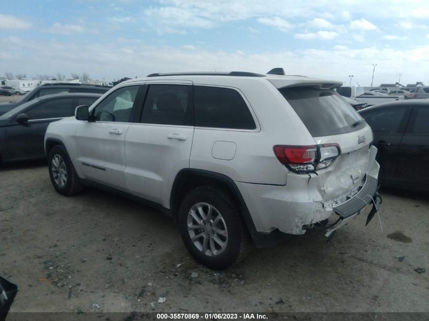 2021 JEEP GRAND CHEROKEE LAREDO X VIN: 1C4RJEAG5MC784984