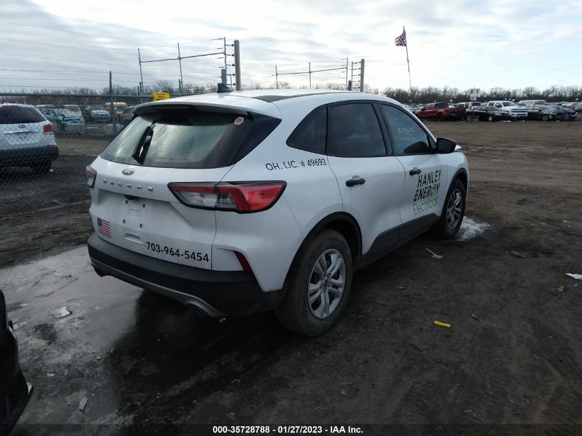 2022 FORD ESCAPE S VIN: 1FMCU0F6XNUA66015
