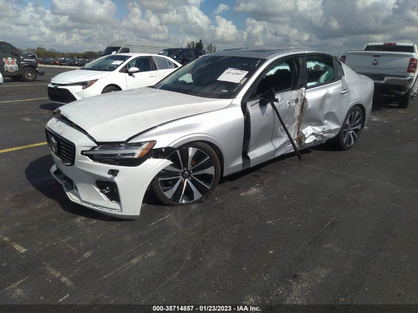 2022 VOLVO S60 MOMENTUM/INSCRIPTION VIN: 7JRL12FZ2NG177659