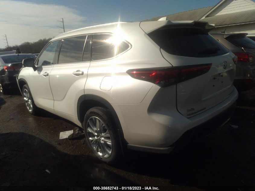 2021 TOYOTA HIGHLANDER LIMITED/PLATINUM VIN: 5TDDZRBH1MS081558