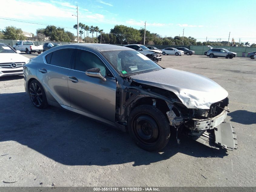 2021 LEXUS IS IS 350 F SPORT VIN: JTHGZ1B2XM5042076