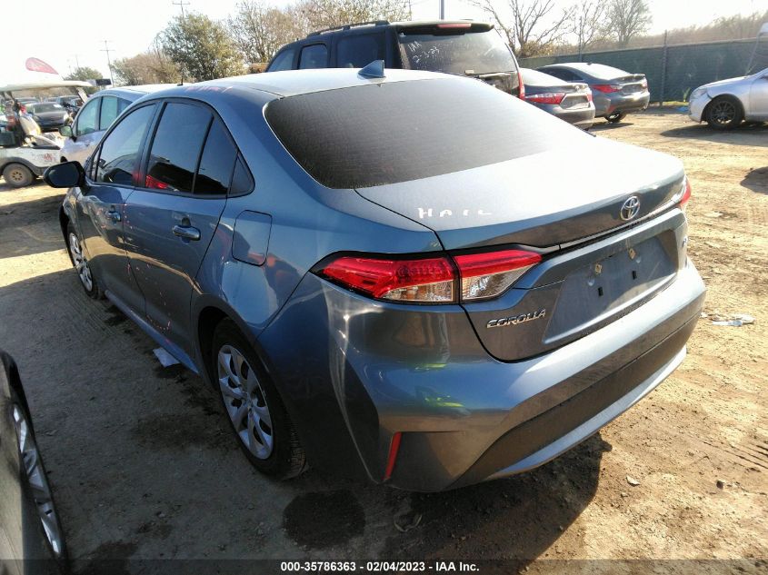 2021 TOYOTA COROLLA LE VIN: JTDEPMAE3MJ148873