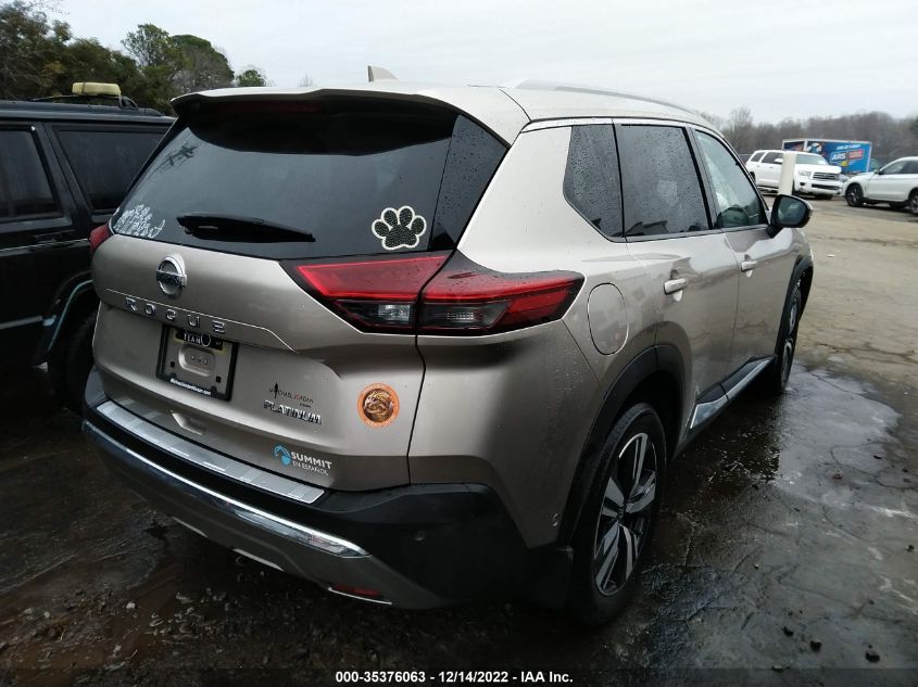 2021 NISSAN ROGUE PLATINUM VIN: JN8AT3DC9MW106102