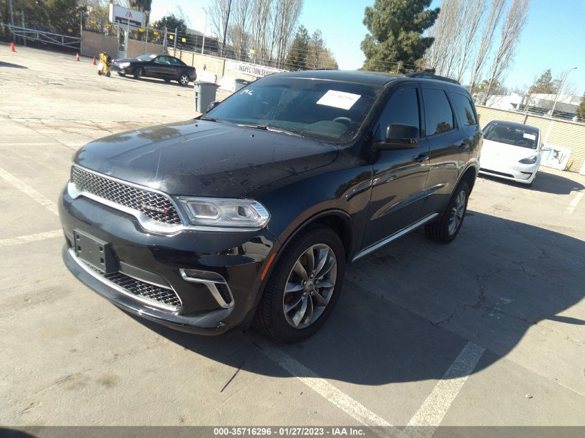 2022 DODGE DURANGO SXT VIN: 1C4RDJAG2NC181959