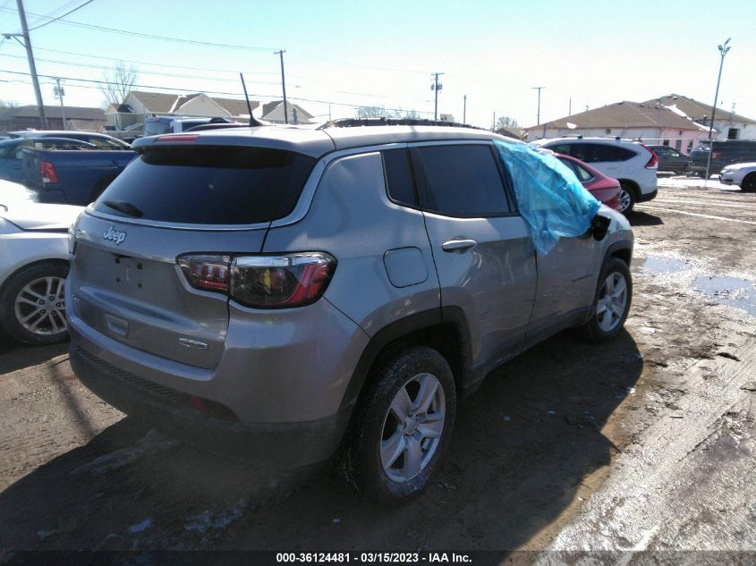 2022 JEEP COMPASS LATITUDE VIN: 3C4NJDBB7NT133650