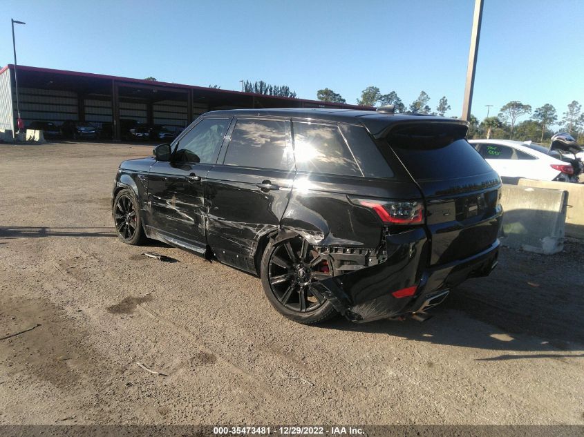 2020 LAND ROVER RANGE ROVER SPORT HST VIN: SALWS2RU0LA746316