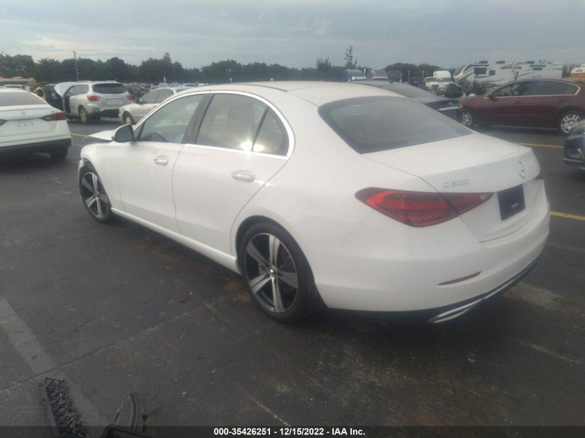 2022 MERCEDES-BENZ C-CLASS C 300 VIN: W1KAF4GB1NR009784