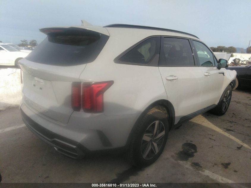 2022 KIA SORENTO EX VIN: 5XYRH4LF7NG119639