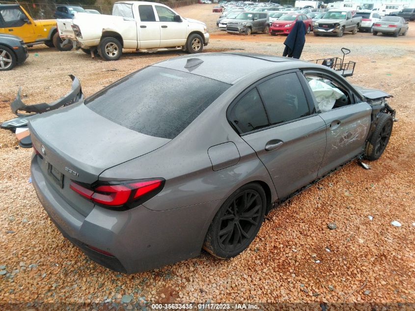 2021 BMW 5 SERIES 530I XDRIVE VIN: WBA13BJ00MCG79908
