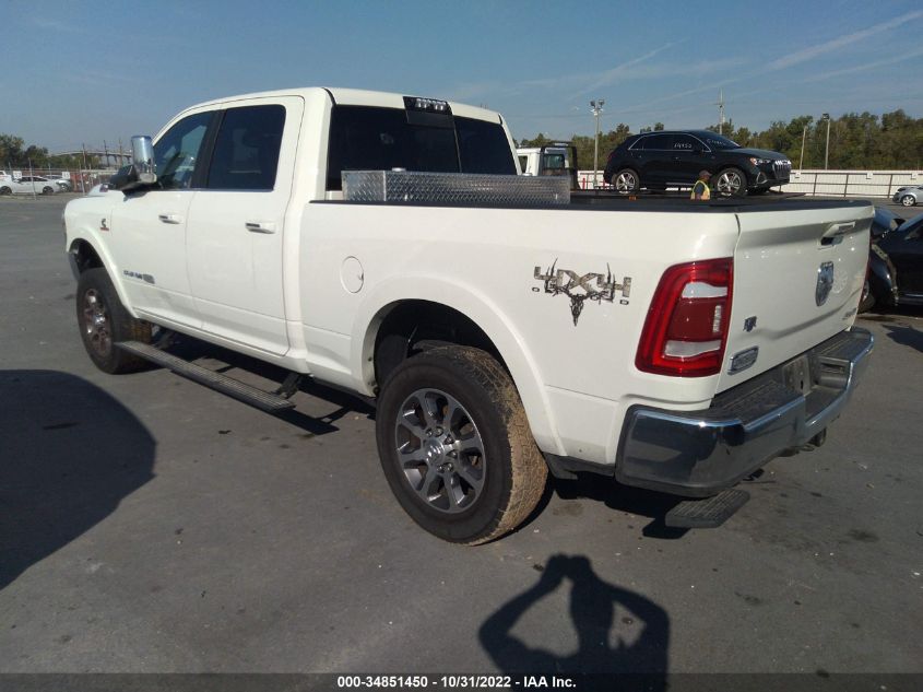 2021 RAM 2500 LONGHORN VIN: 3C6UR5GL1MG520477