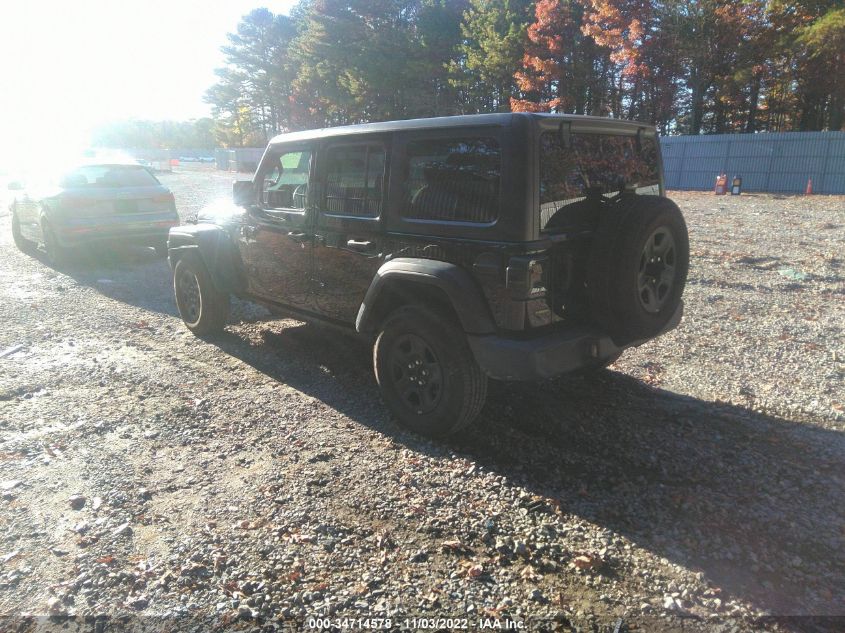 2021 JEEP WRANGLER UNLIMITED SPORT VIN: 1C4HJXDM0MW746697