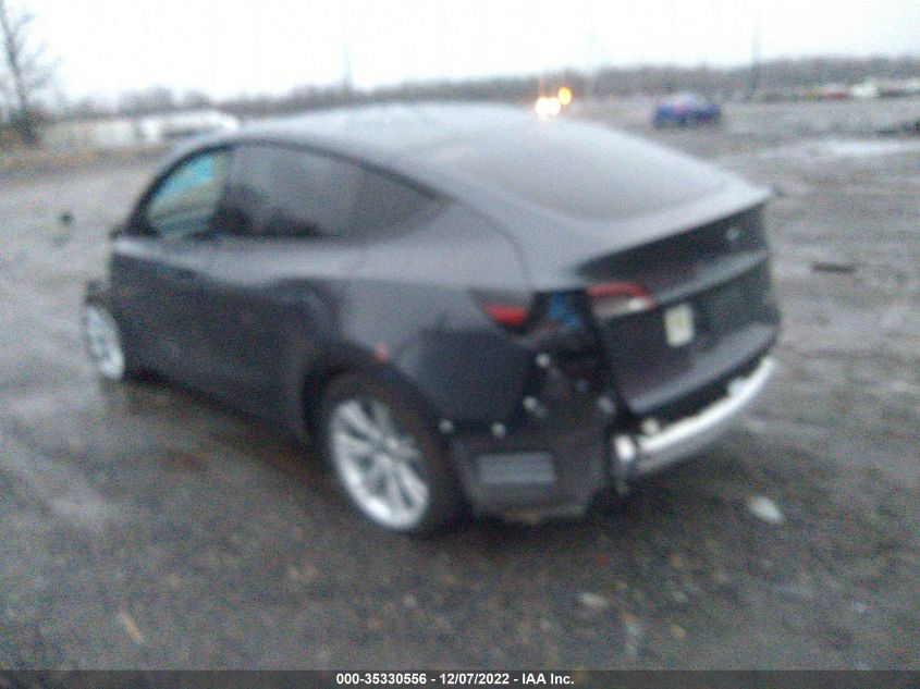 2021 TESLA MODEL Y LONG RANGE VIN: 5YJYGDEE5MF204388
