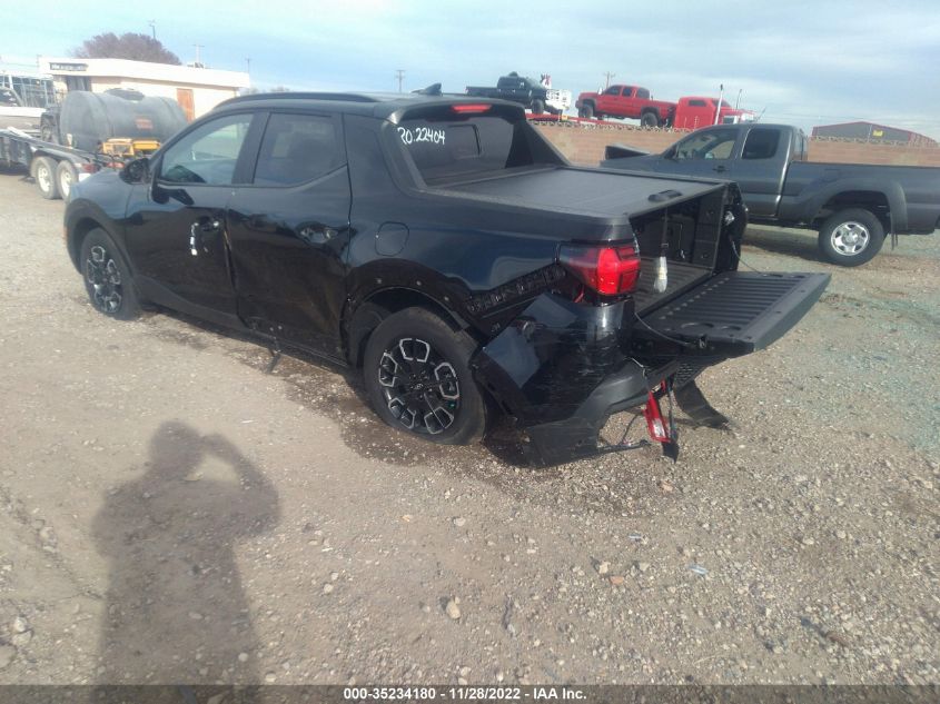 2022 HYUNDAI SANTA CRUZ SEL VIN: 5NTJC4AE1NH039401