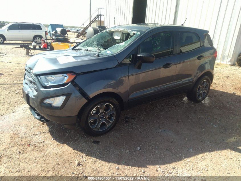 2021 FORD ECOSPORT S VIN: MAJ3S2FE1MC446903