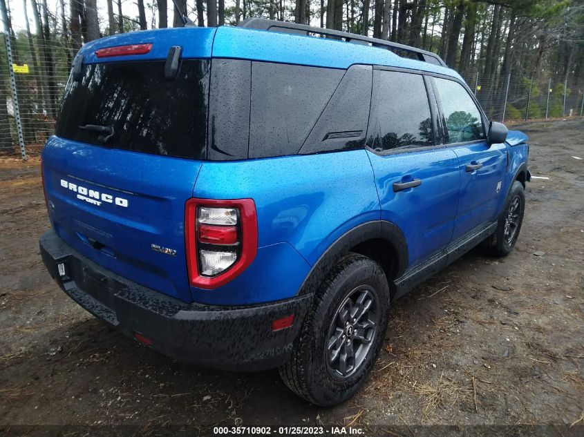 2022 FORD BRONCO SPORT BIG BEND VIN: 3FMCR9B64NRD26217