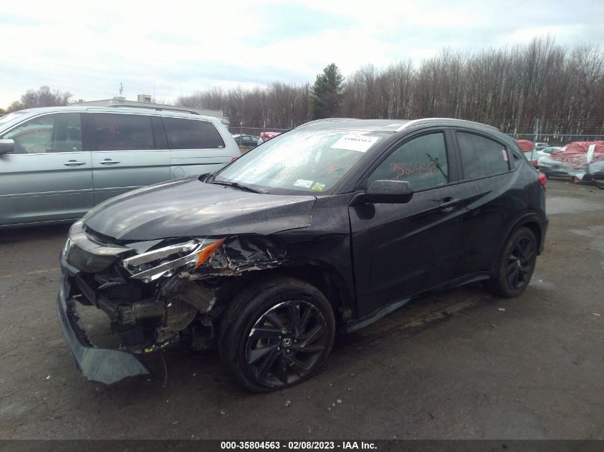 2022 HONDA HR-V SPORT VIN: 3CZRU6H16NM710773