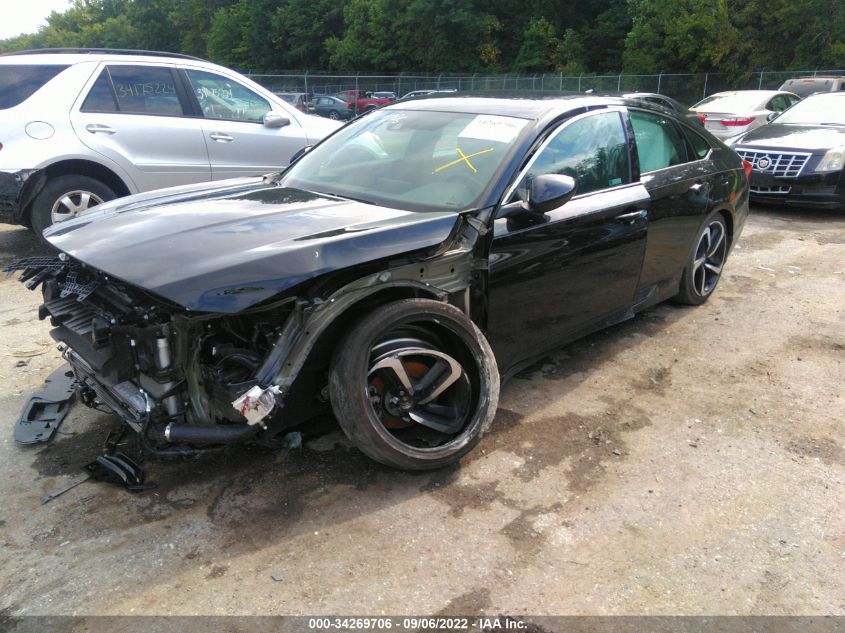 2021 HONDA ACCORD SEDAN SPORT VIN: 1HGCV1F35MA073100