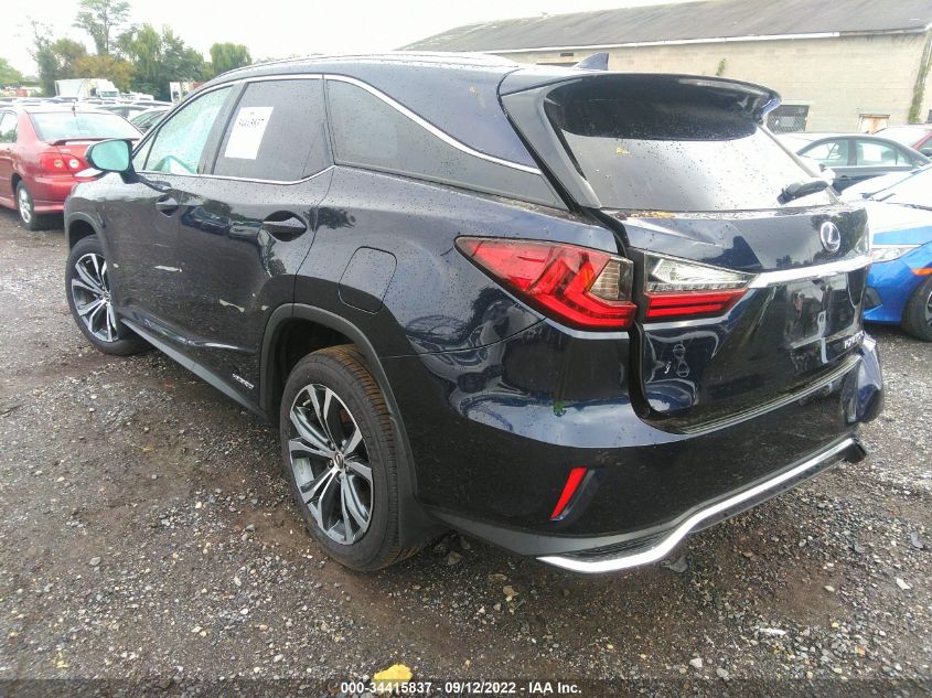 2022 LEXUS RX RX 450HL VIN: JTJHGKFAXN2023255