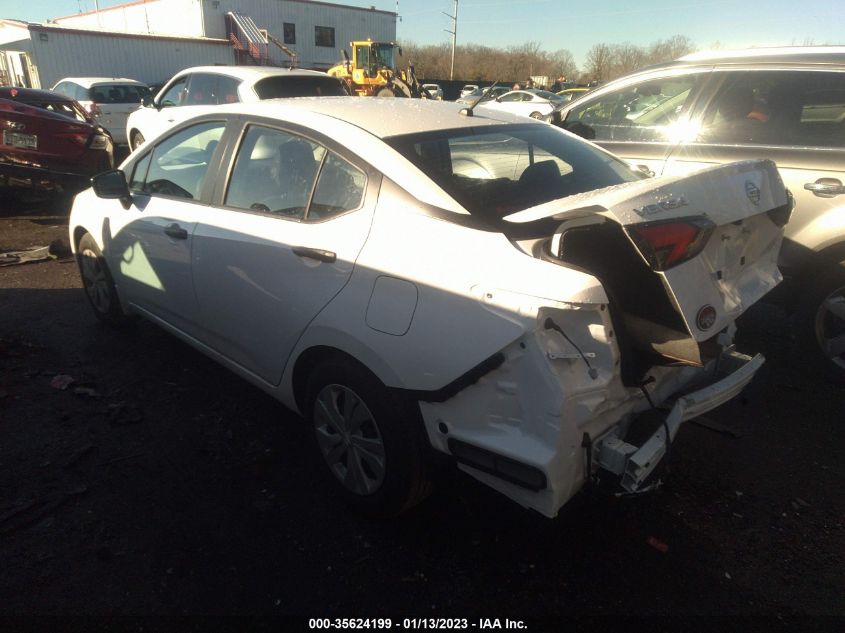 2022 NISSAN VERSA S VIN: 3N1CN8DV3NL858949