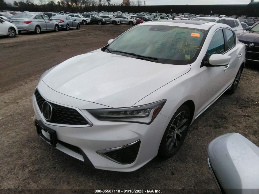 2022 ACURA ILX W/PREMIUM PACKAGE VIN: 19UDE2F7XNA000142