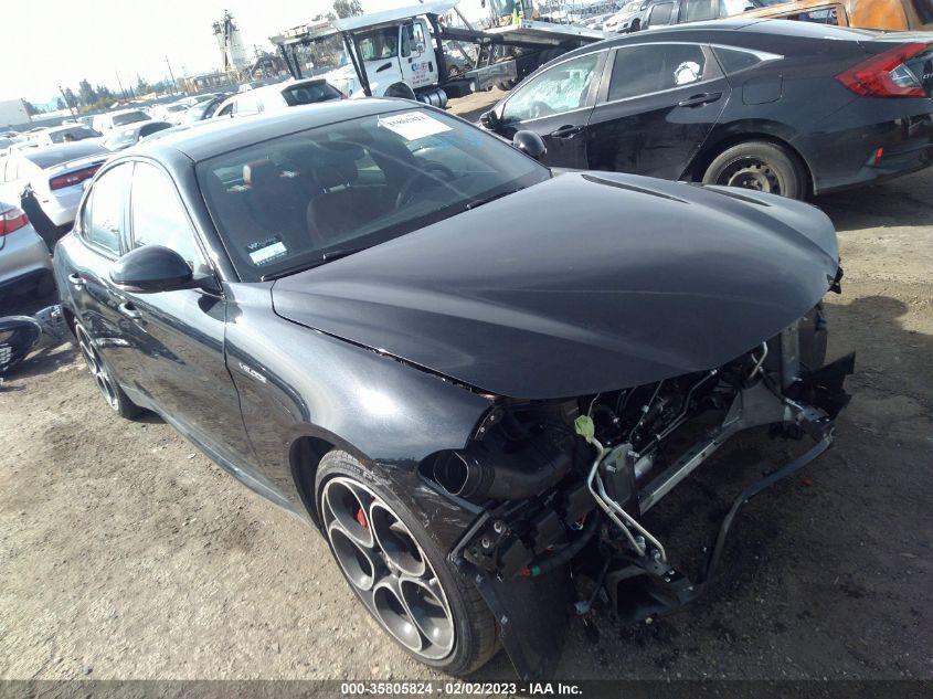 2022 ALFA ROMEO GIULIA VELOCE VIN: ZARFAMBN2N7656115