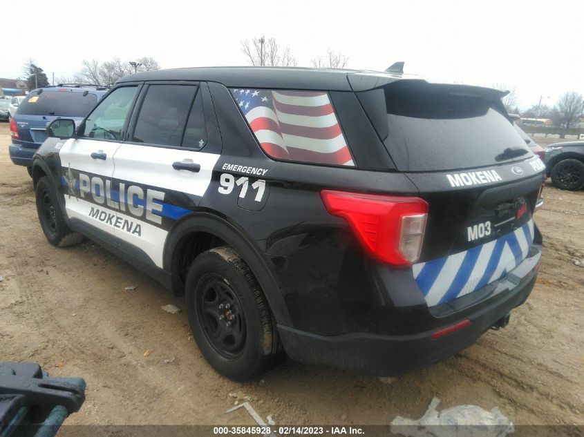 2022 FORD POLICE INTERCEPTOR VIN: 1FM5K8AB3NGA57060
