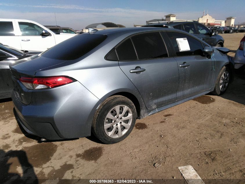 2021 TOYOTA COROLLA LE VIN: JTDEPMAE3MJ148873